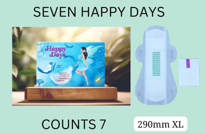 Eco-friendly and Skin breathable Sanitary Napkin Counts 7 XL 20% Discount 